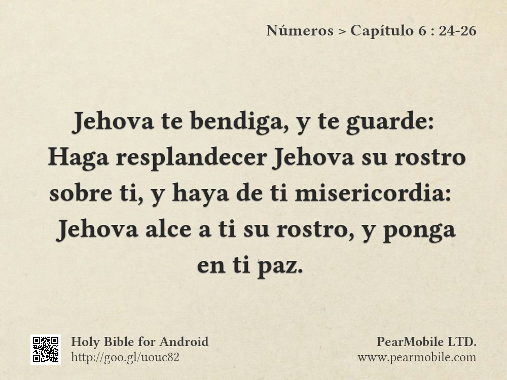 Números, Capítulo 6:24-26